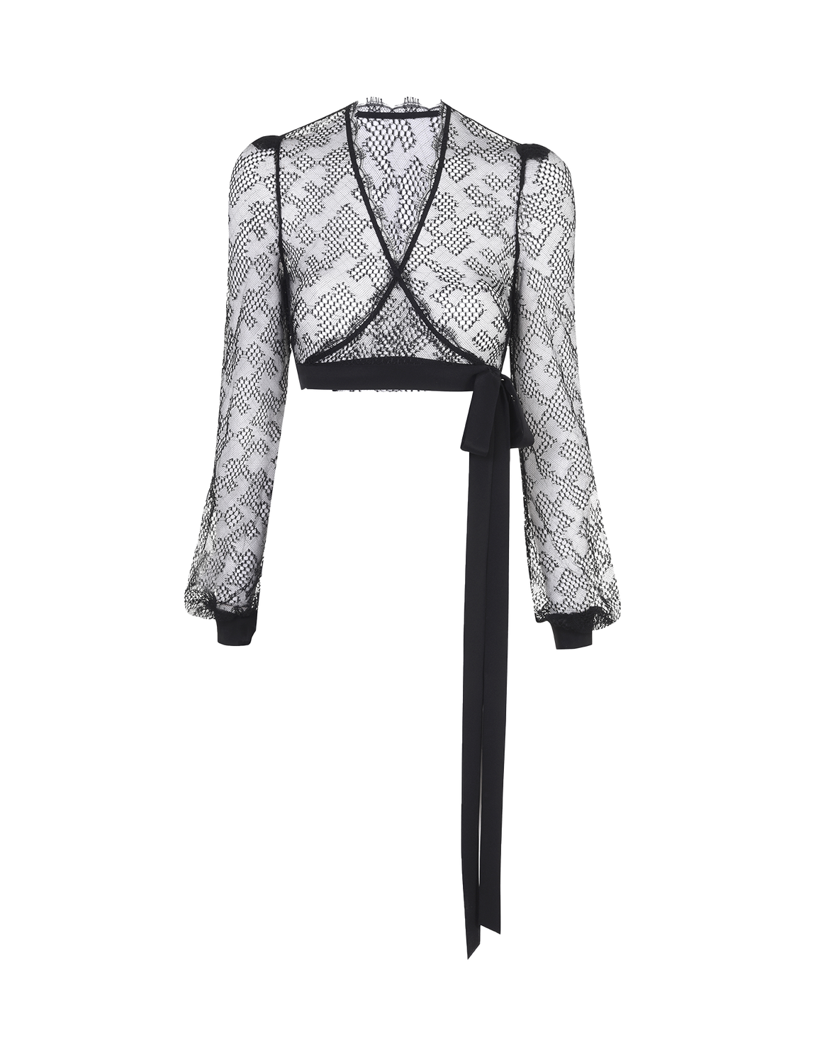 Elsey Long Sleeved T-Shirt Black | Agent Provocateur