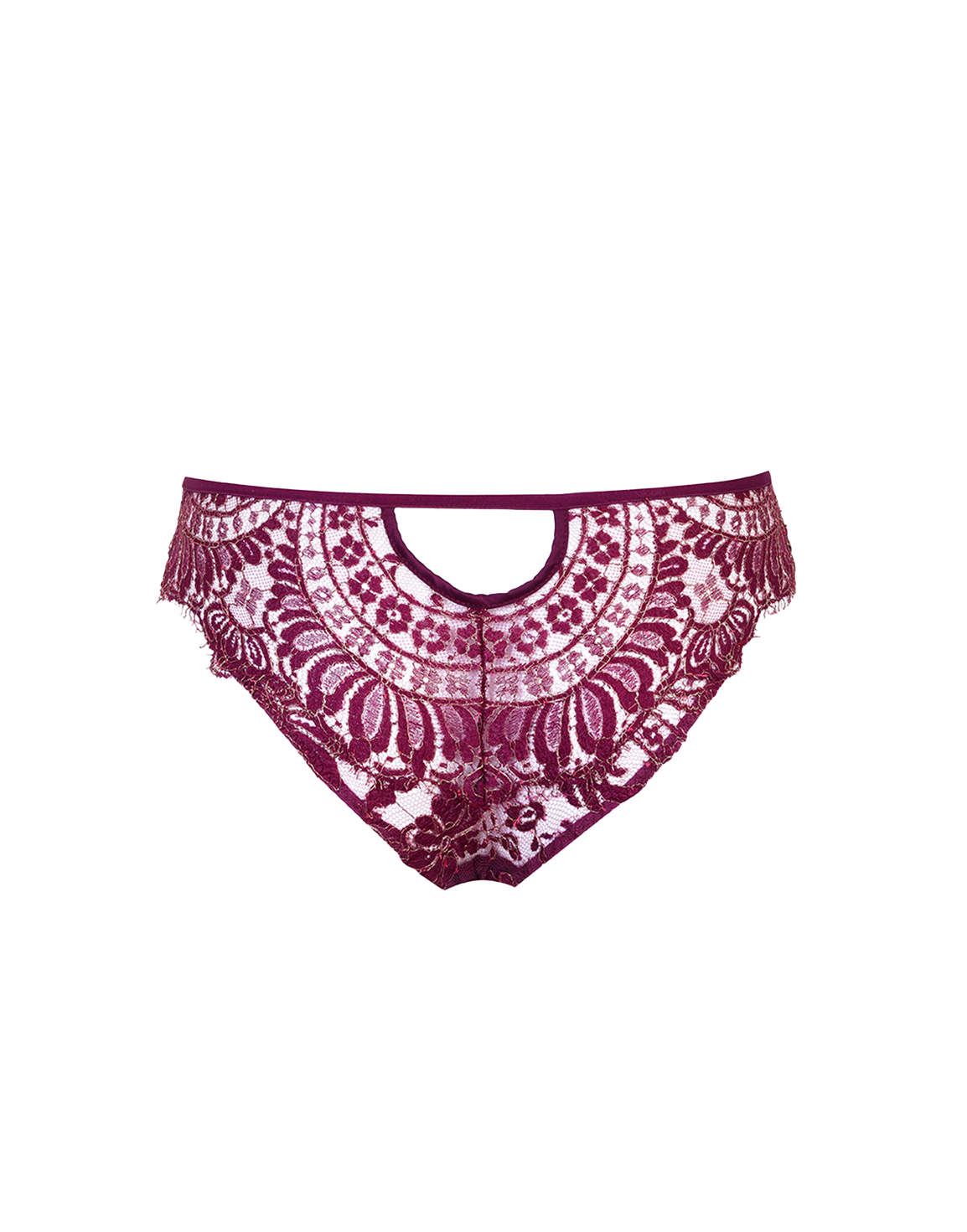 Zalia Full Brief Burgundy | Agent Provocateur