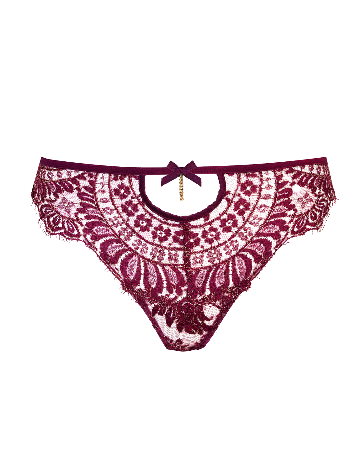 Zalia Thong Burgundy | Agent Provocateur
