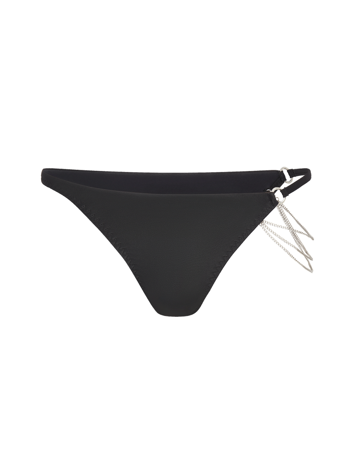 Tonya Bikini Brief Black/Silver | Agent Provocateur