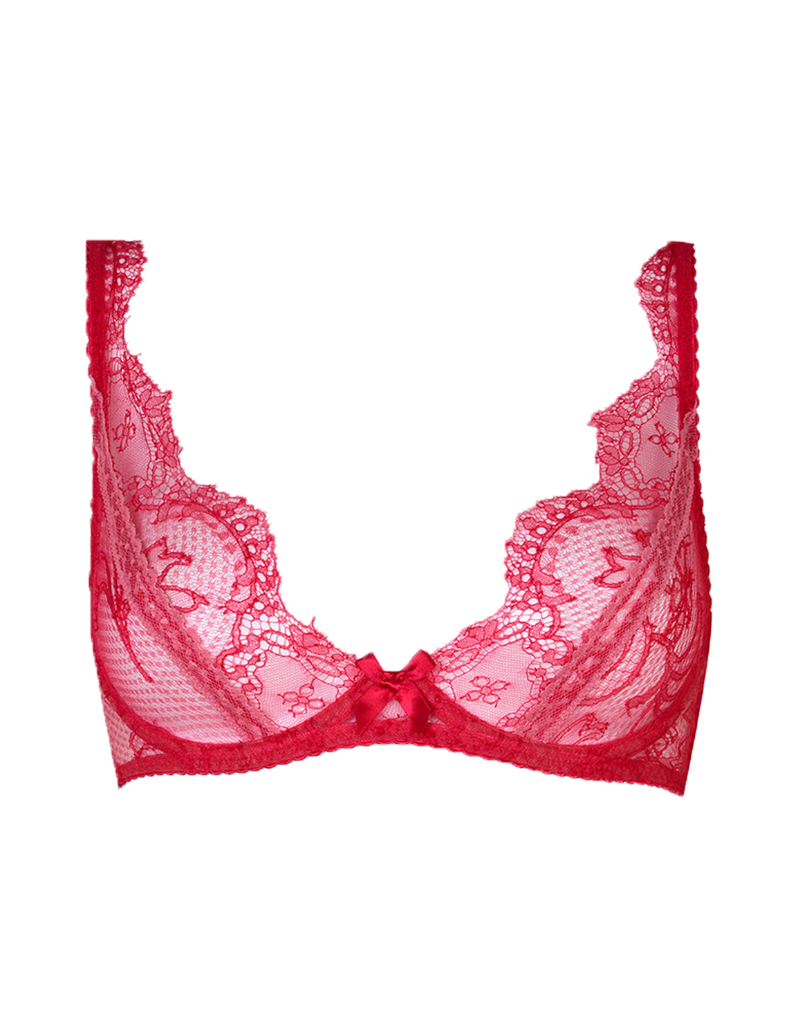 Alannah High Apex Bra Red/Pink | Agent Provocateur