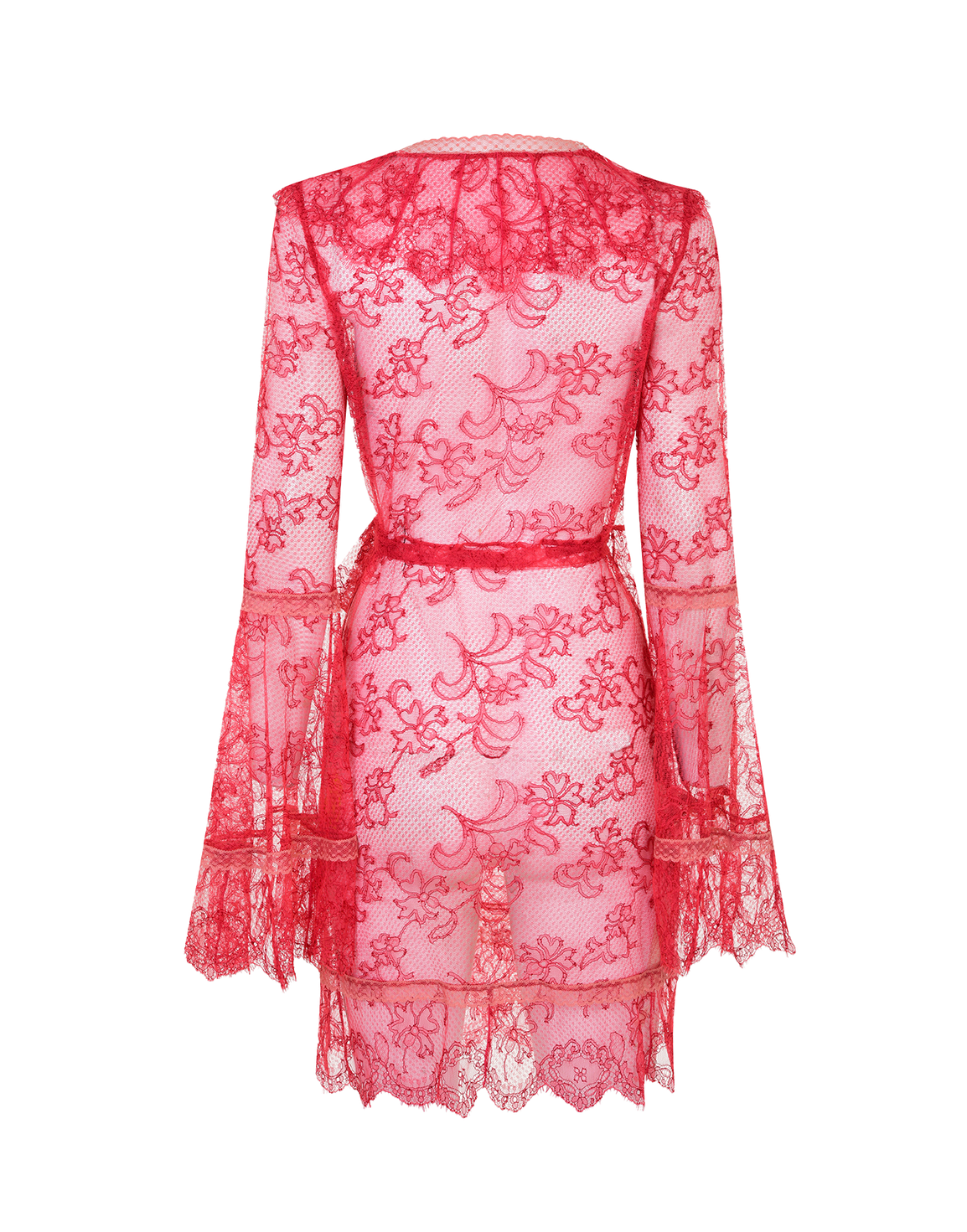 Alannah Short Kimono Red/Pink | Agent Provocateur