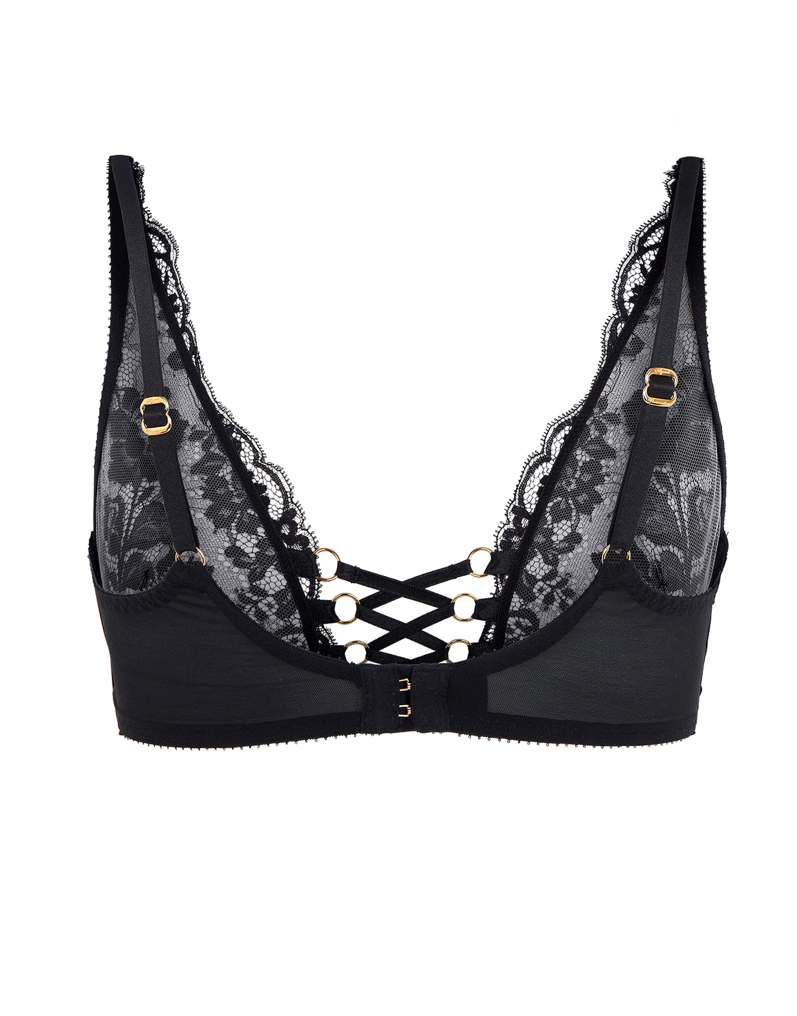 Essie High Apex Underwired Bra Black | Agent Provocateur