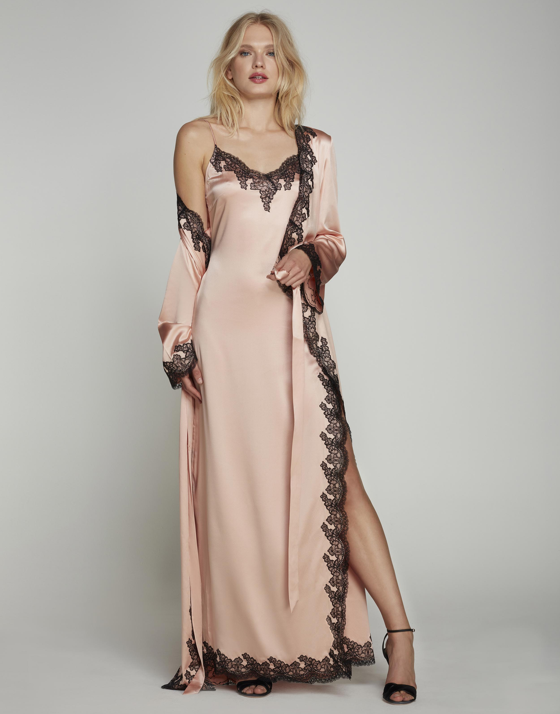 Amelea Long Gown Pink | Agent Provocateur