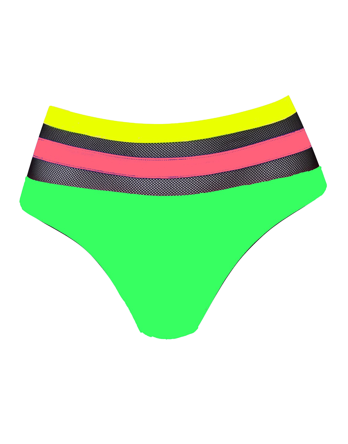 Zenaya Bikini Big Brief Neon/Green | Agent Provocateur