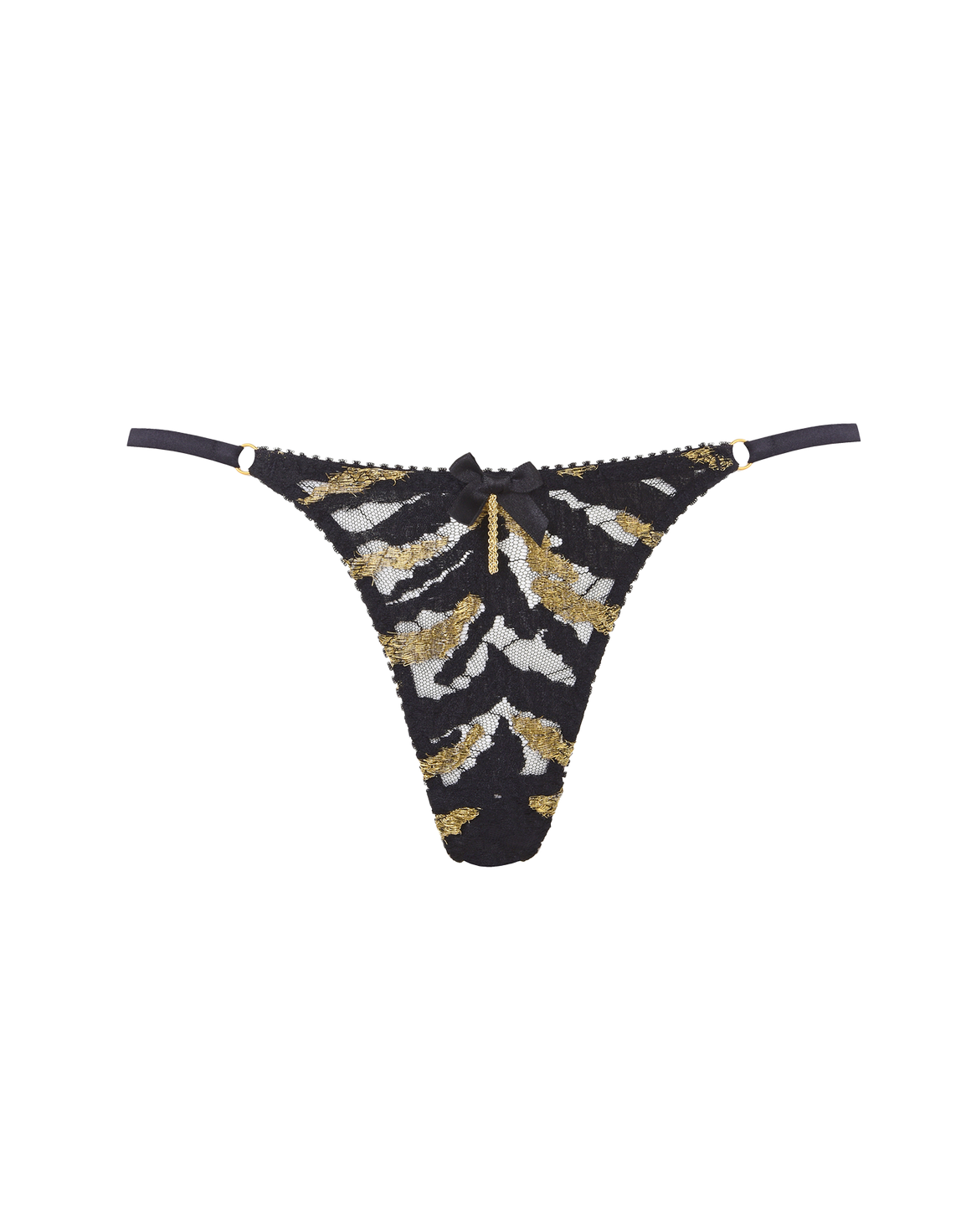 Genevieve Thong Black/Gold | Agent Provocateur