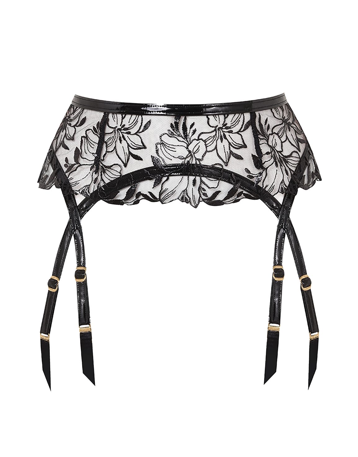Ozella Suspender Black | Agent Provocateur