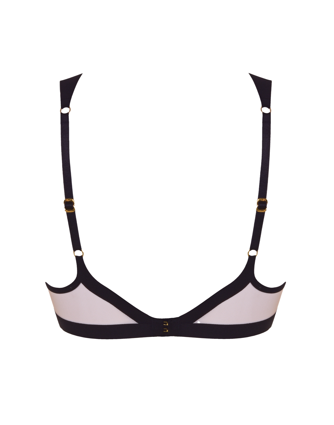 Soni High Neck Bra Black/Nude | Agent Provocateur