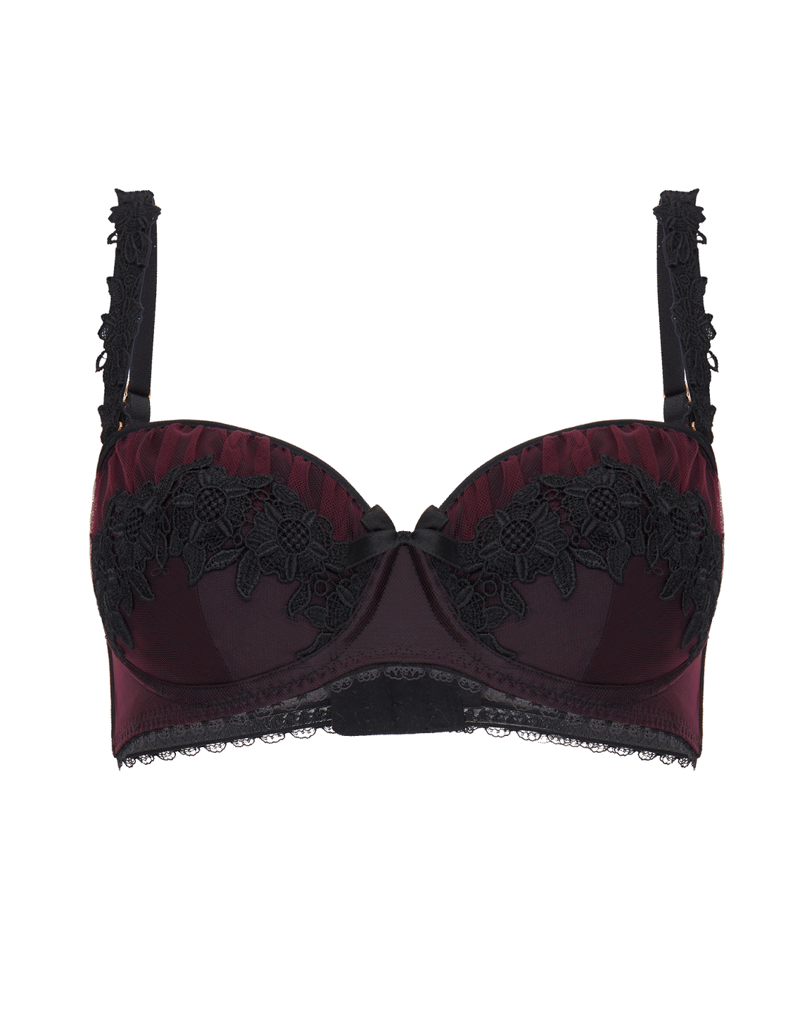 Lianne Bra Burgundy/Black | Agent Provocateur