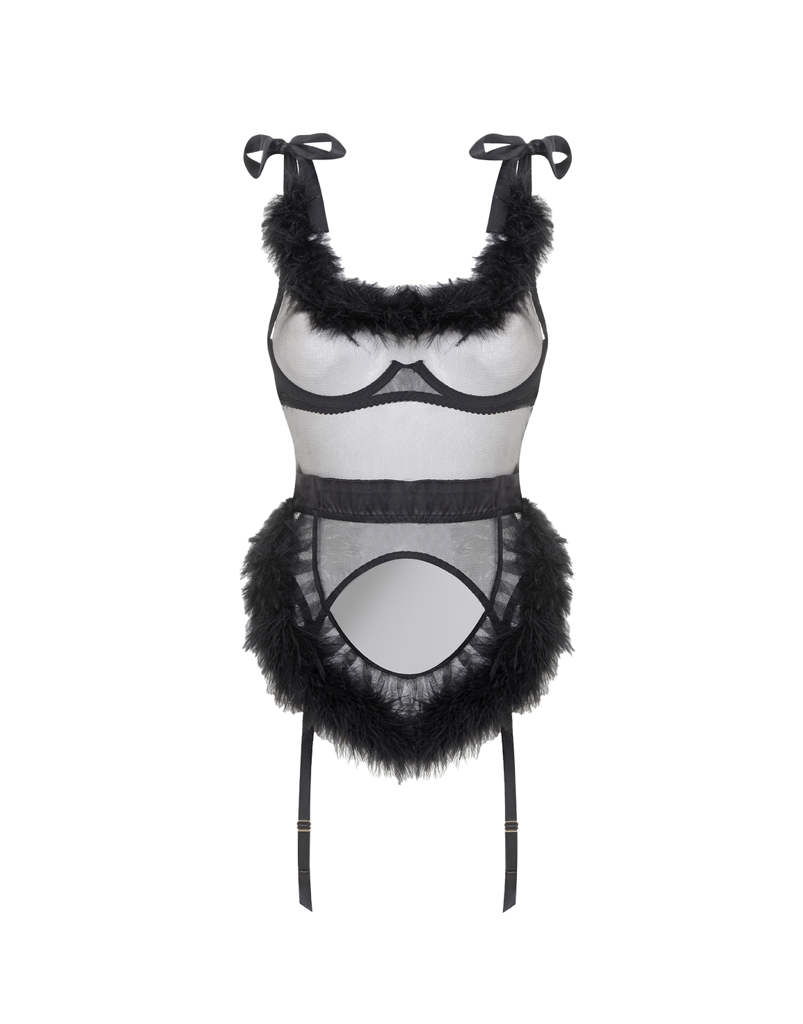 Netania Playsuit Black | Agent Provocateur