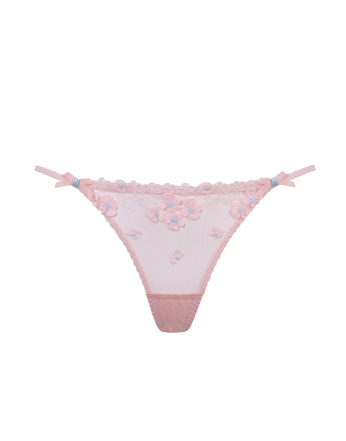 Bethanie Thong Peach/Blue | Agent Provocateur