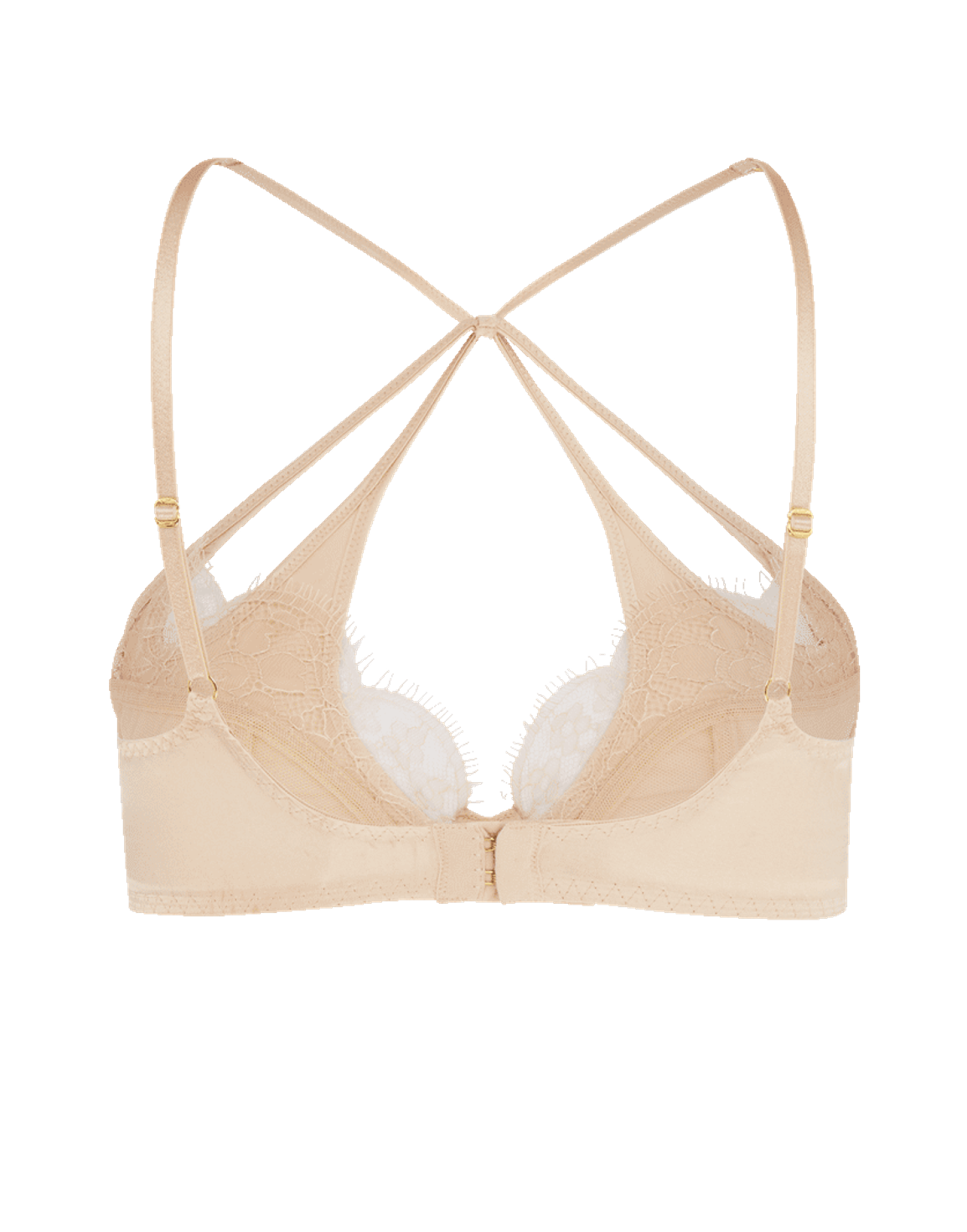 Robyn High Neck Underwired Bra Peach | Agent Provocateur