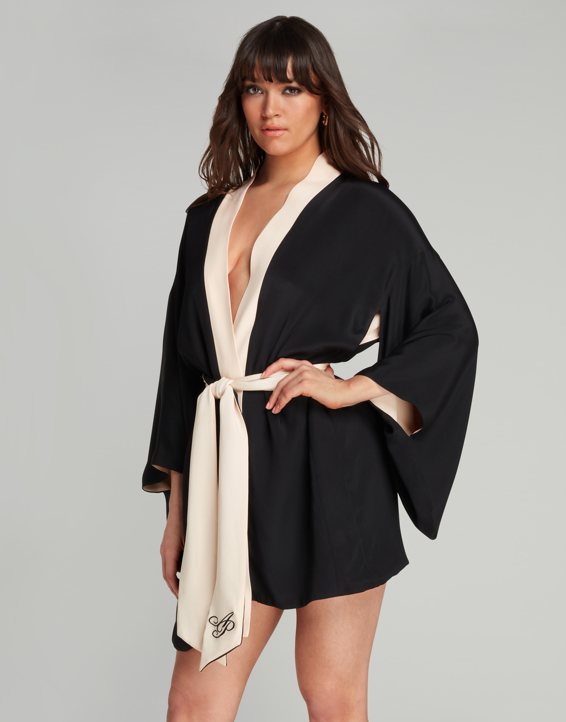 Kiki Kimono Black | Agent Provocateur