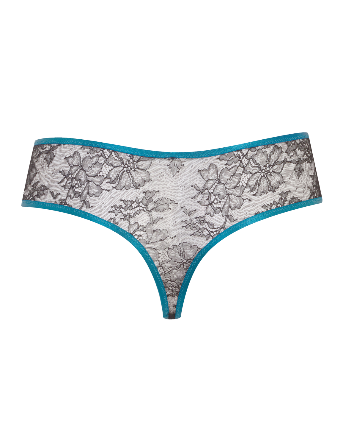 Mariyah Thong Black/Teal | Agent Provocateur