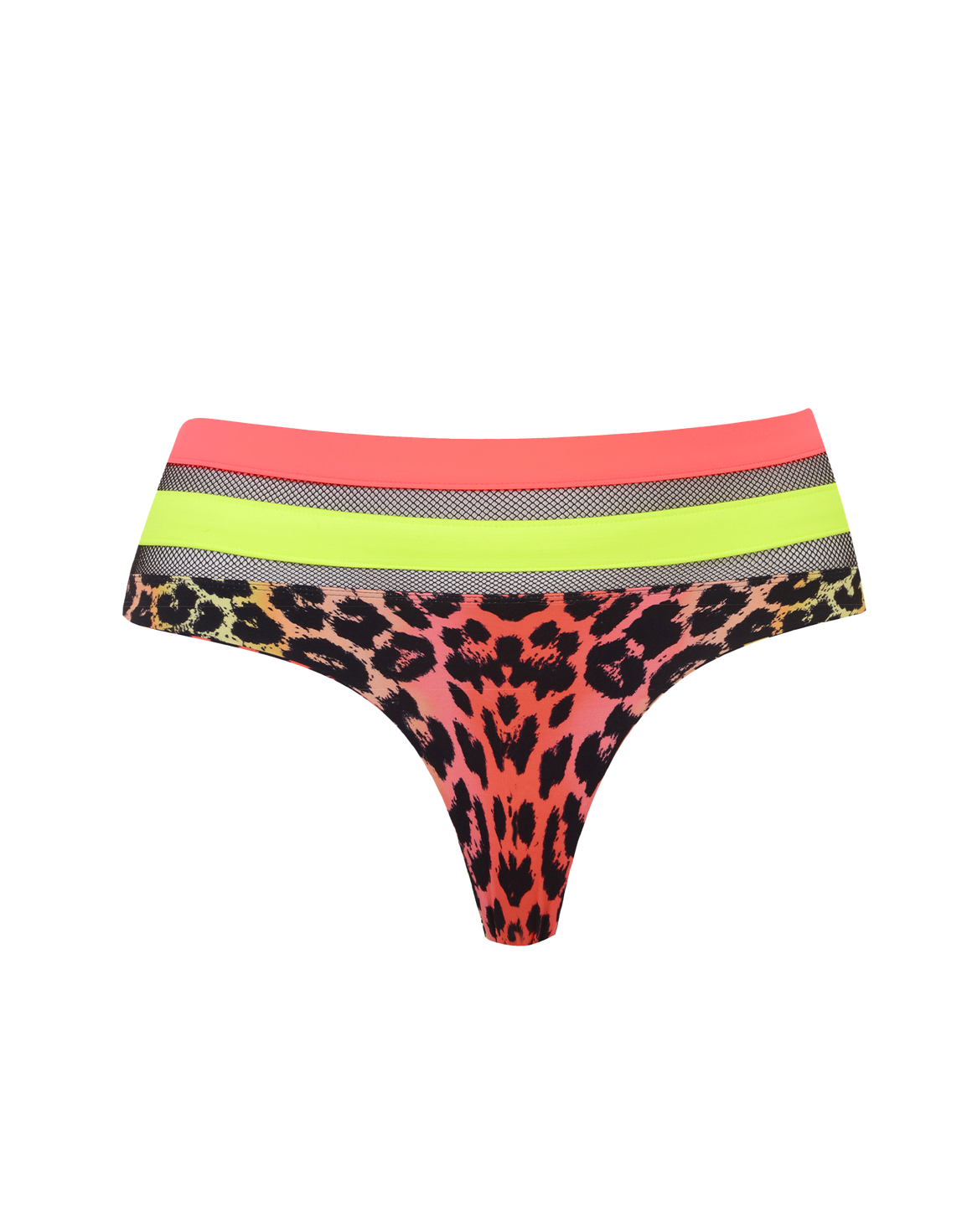 Zenaya Bikini Bottom Leopard/Neon | Agent Provocateur