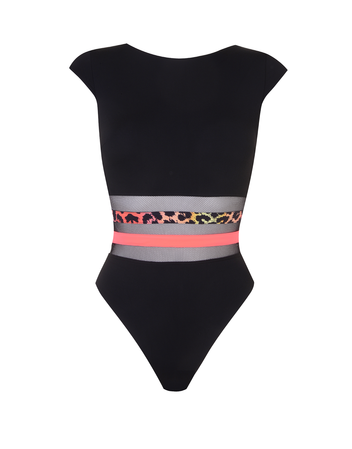 Zenaya Swimsuit Black/Leopard | Agent Provocateur