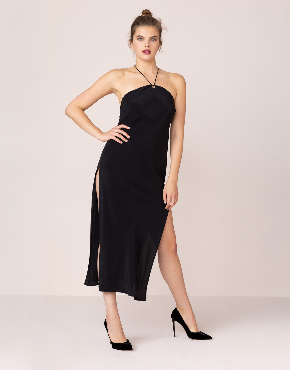 Caprio Long Slip Black | Agent Provocateur