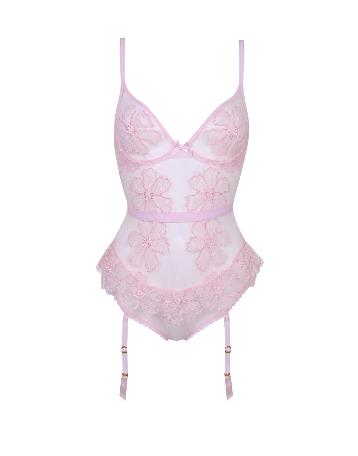 Seraphina Bodysuit Pink | Agent Provocateur