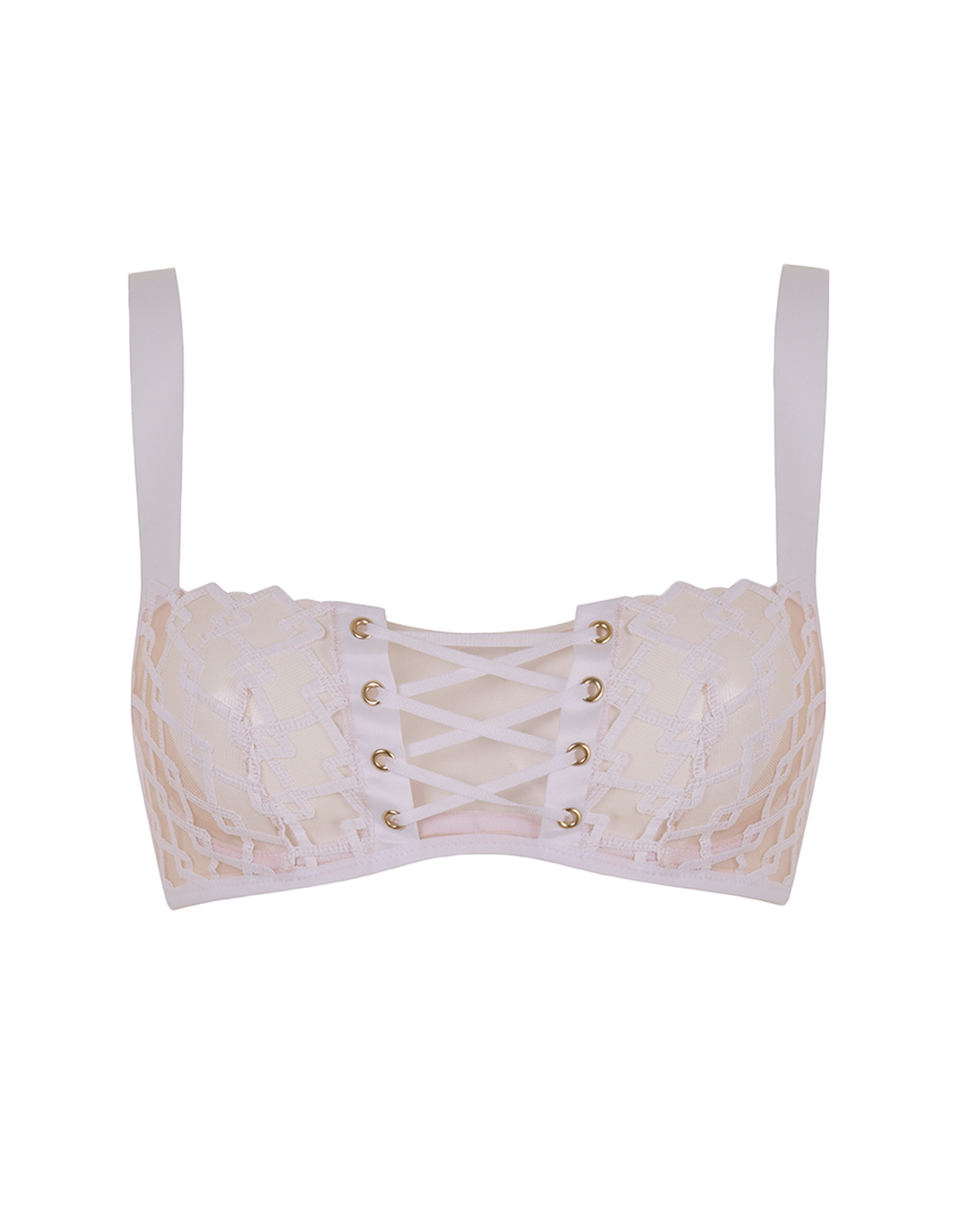 Kadra Full Cup Bra White/Nude | Agent Provocateur