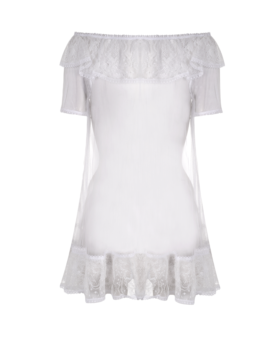 Fee Short Dressing Gown White | Agent Provocateur