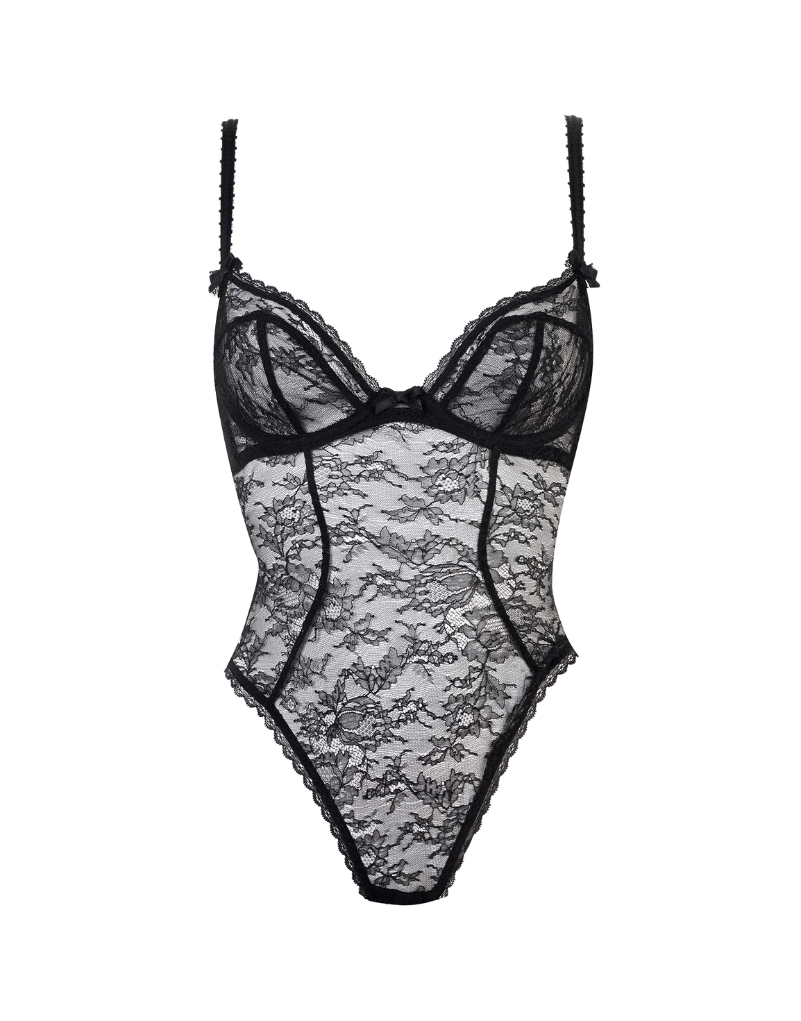 Hinda Bodysuit Black | Agent Provocateur