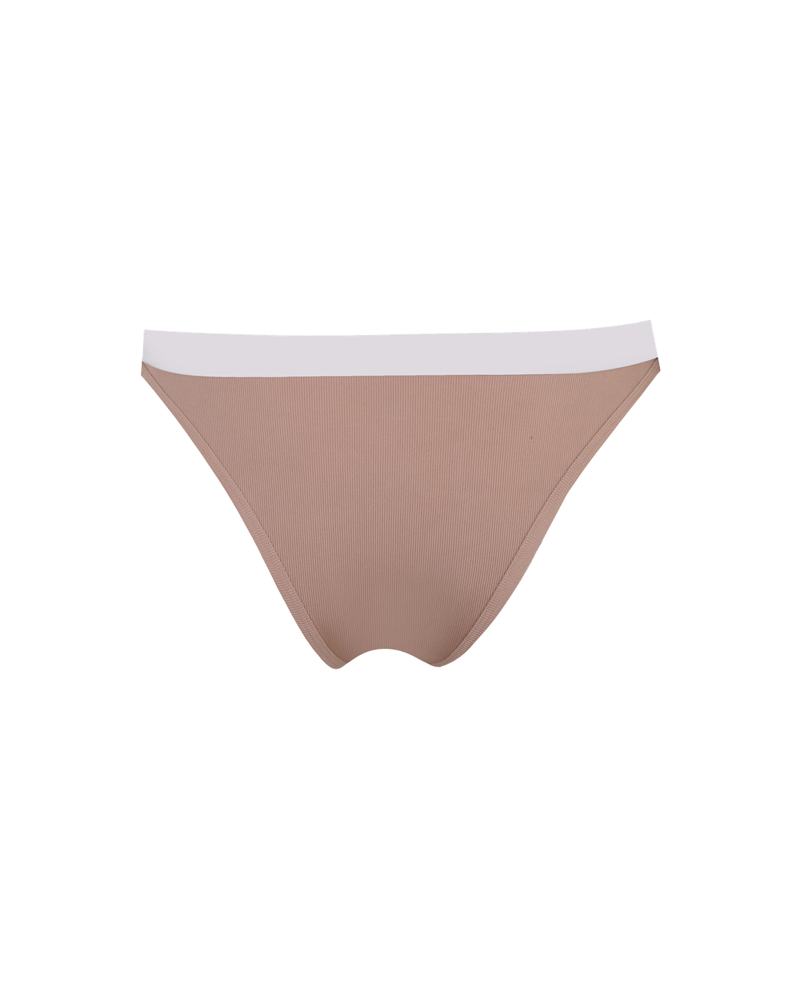 Cynthie Bikini Bottom Mink/White | Agent Provocateur