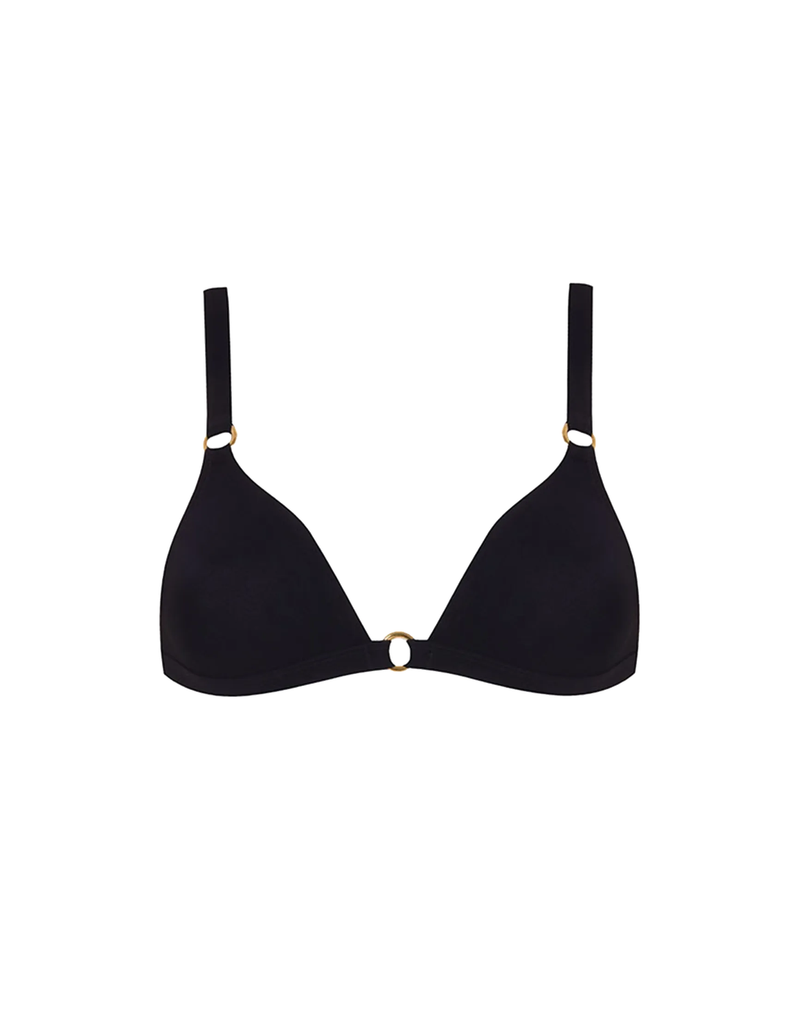 Malisa Soft Cup Moulded Bikini Top Black | Agent Provocateur