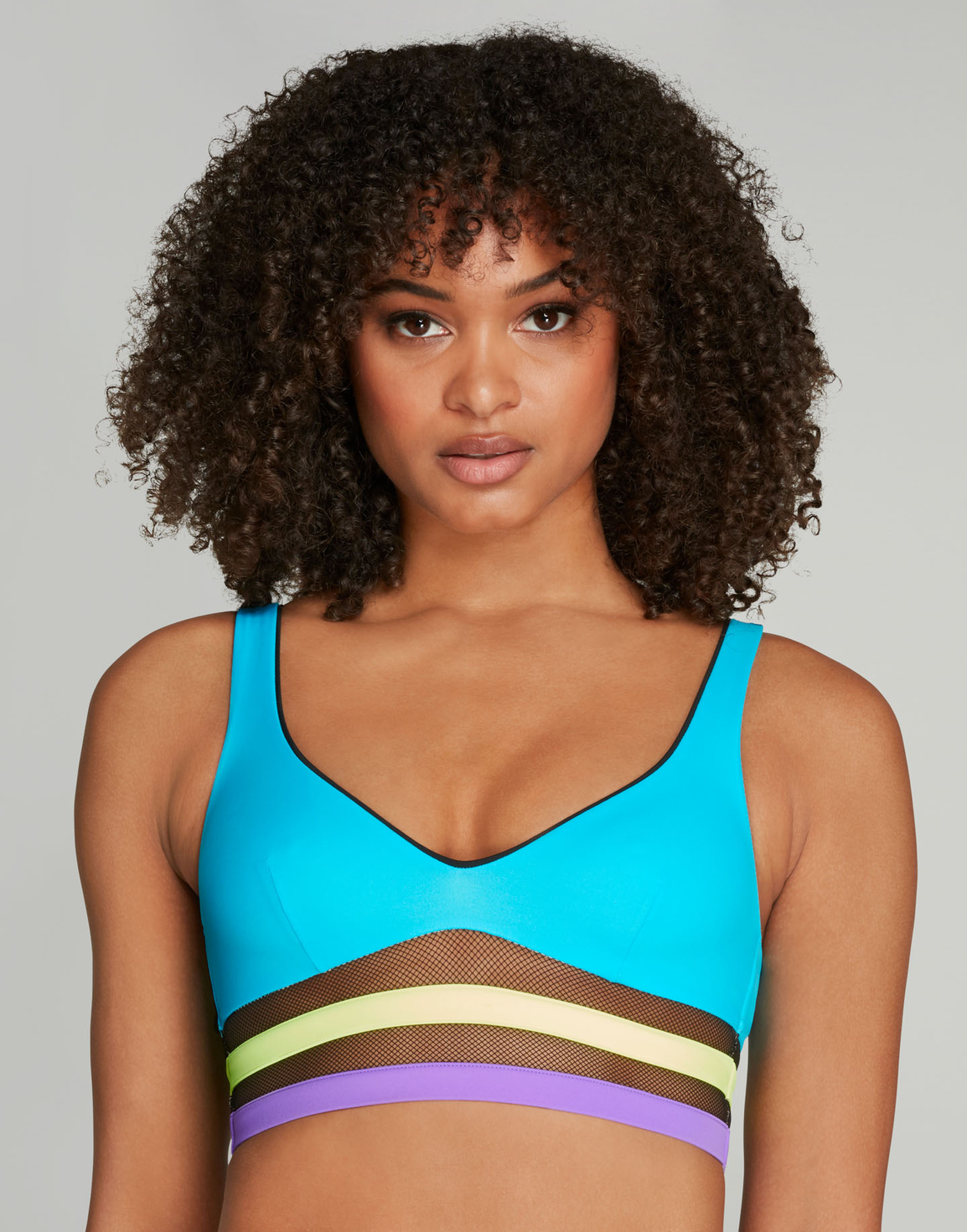 Zenaya Bikini Top Pink/Purple | Agent Provocateur