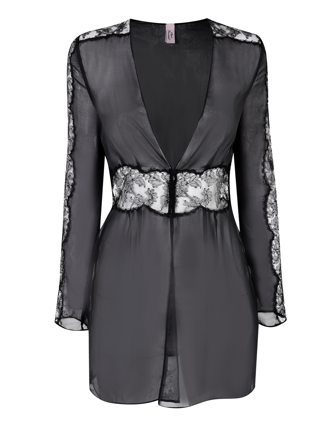 Willa Short Dressing Gown Black | Agent Provocateur