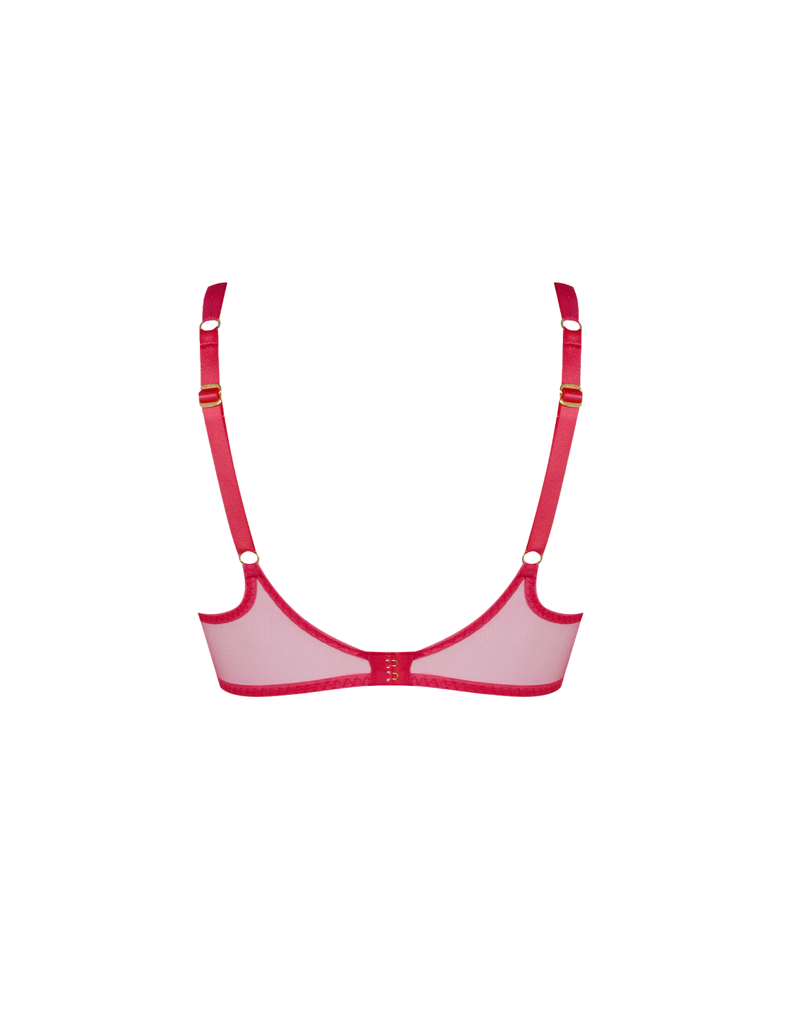 Janys Plunge Bra Red/Red | Agent Provocateur