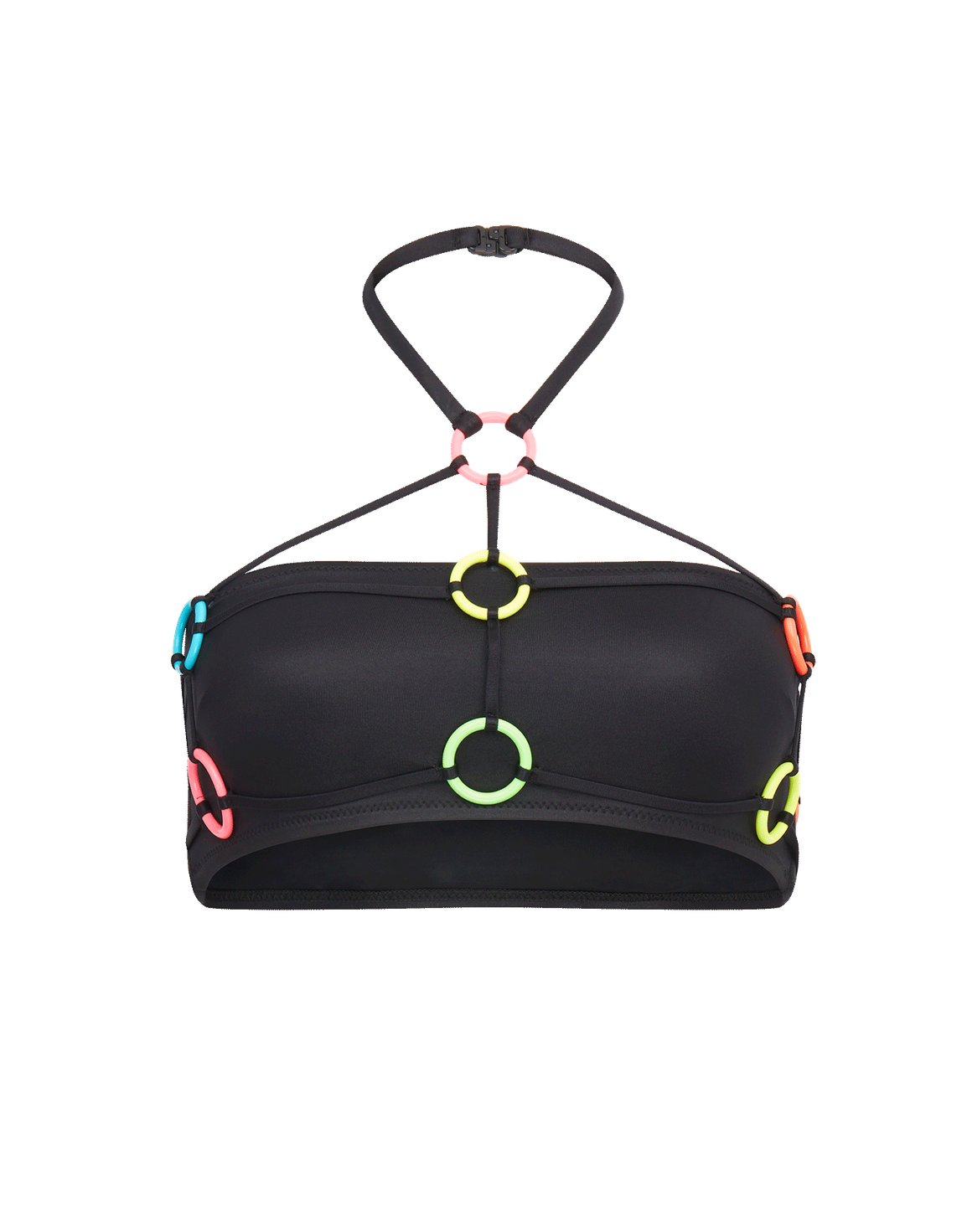 Ezo Bandeau Bikini Black/Neon | Agent Provocateur