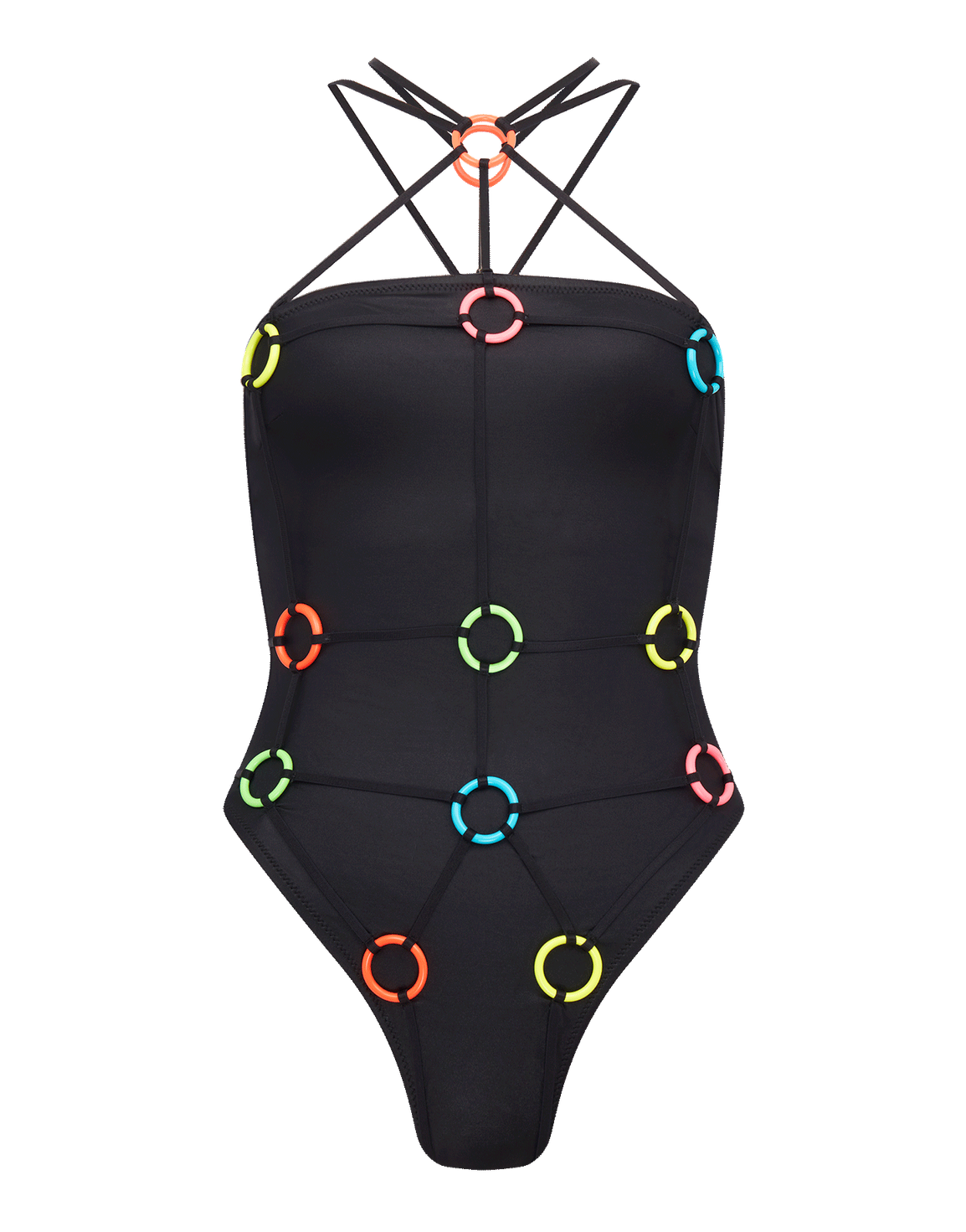 Ezo Swimsuit Black/Neon | Agent Provocateur