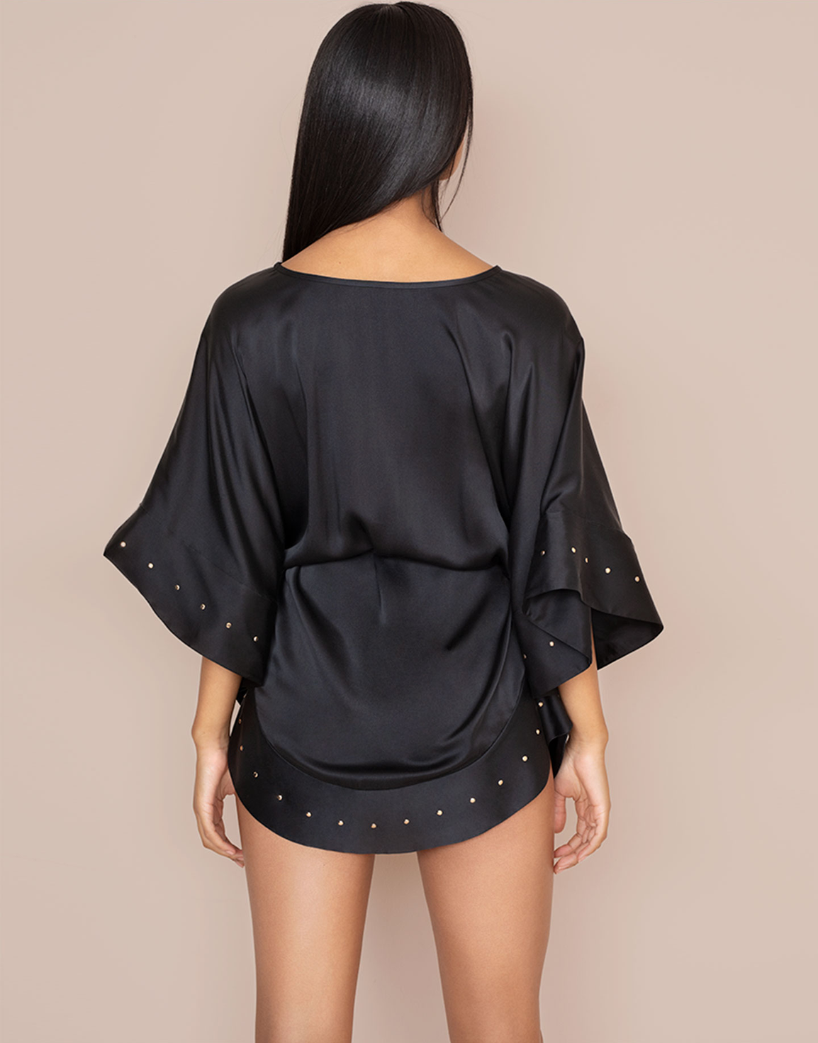 Tahra Kaftan Black Black | Agent Provocateur