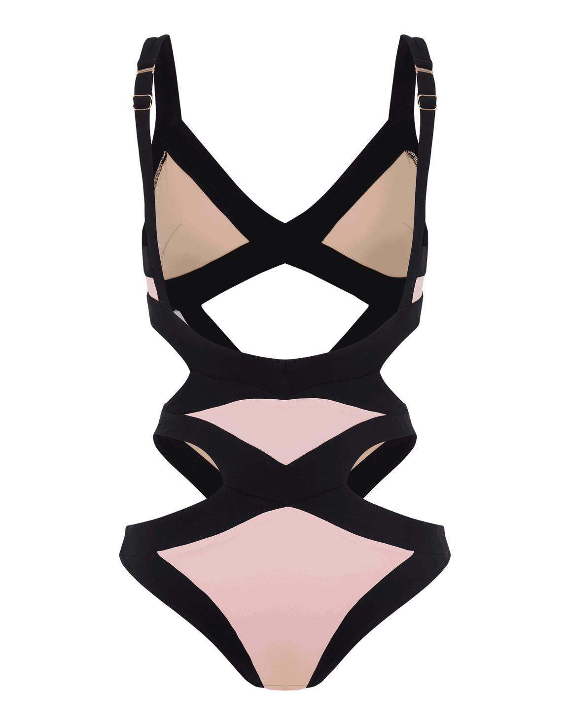 Mazzy Swimsuit Pink/Black/Cobalt | Agent Provocateur