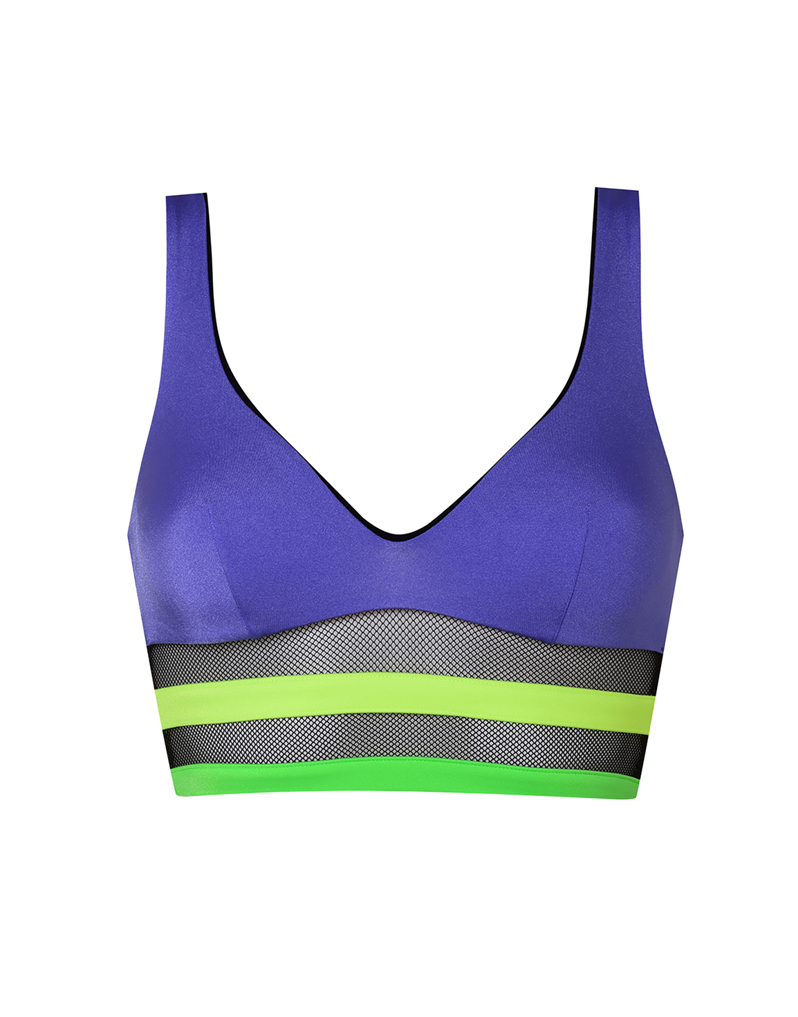 Zenaya Bikini Top Green/Lilac | Agent Provocateur