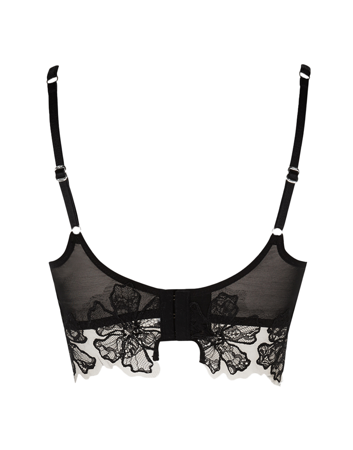 Seraphina Plunge Underwired Bra Black | Agent Provocateur