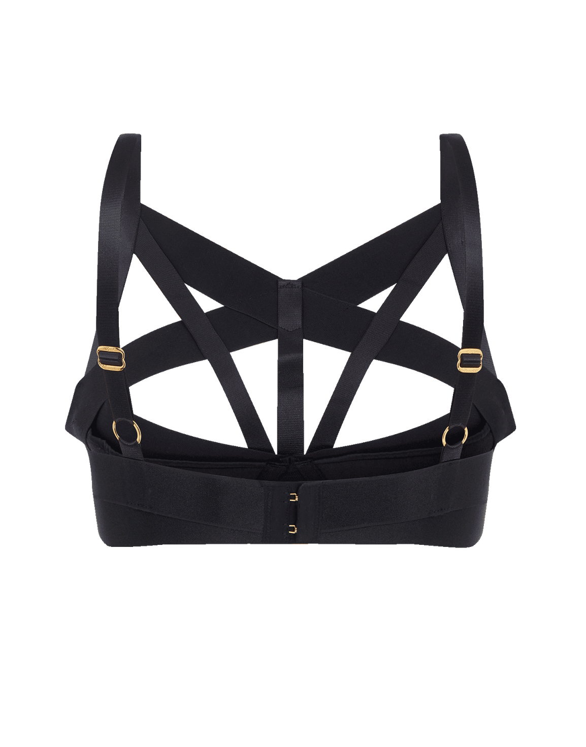 Whitney High Neck Underwired Bra Black | Agent Provocateur