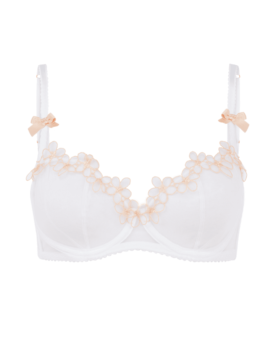 Maybelle Balconette Underwired Bra White | Agent Provocateur
