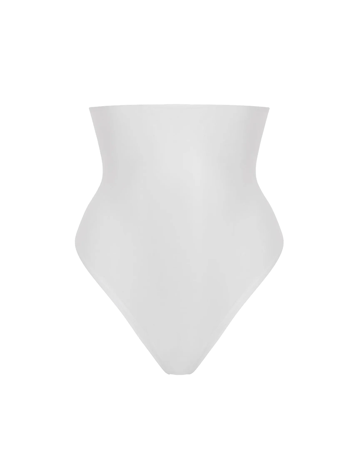 Dion High Waisted Sculpting Thong White | Agent Provocateur