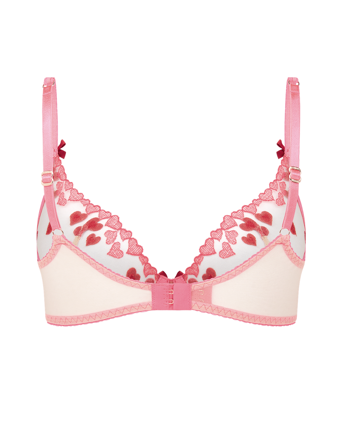 Cupid Plunge Underwired Bra Pink | Agent Provocateur