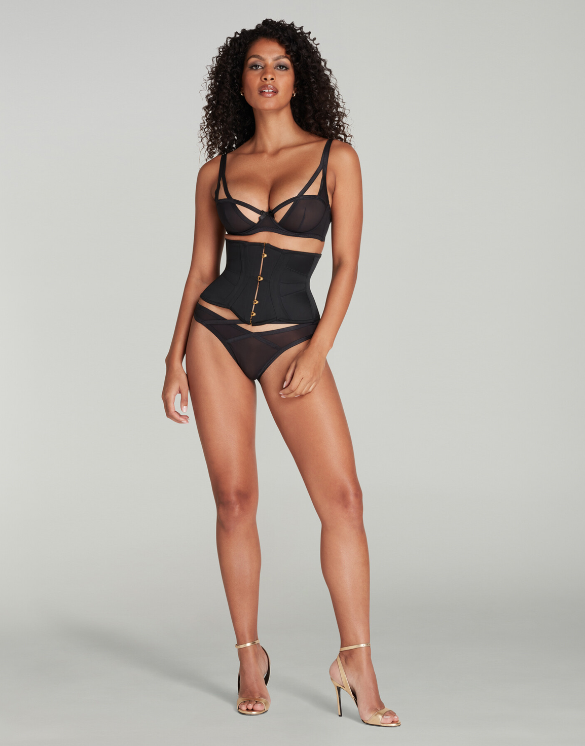 Damson Waspie Black | Agent Provocateur