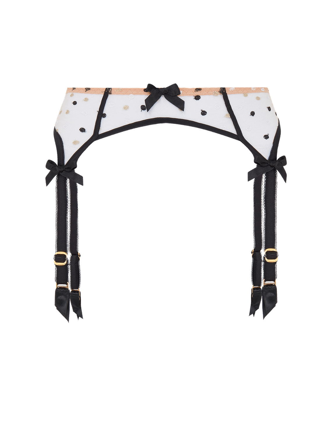 Brie Suspender Black | Agent Provocateur