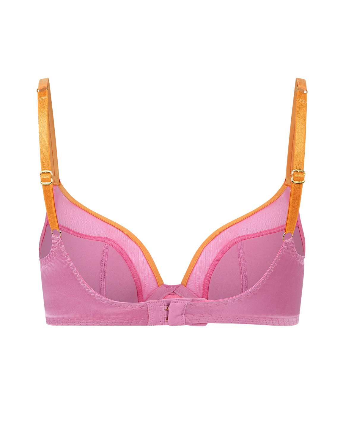 Viv Padded Plunge Underwired Bra Pink | Agent Provocateur