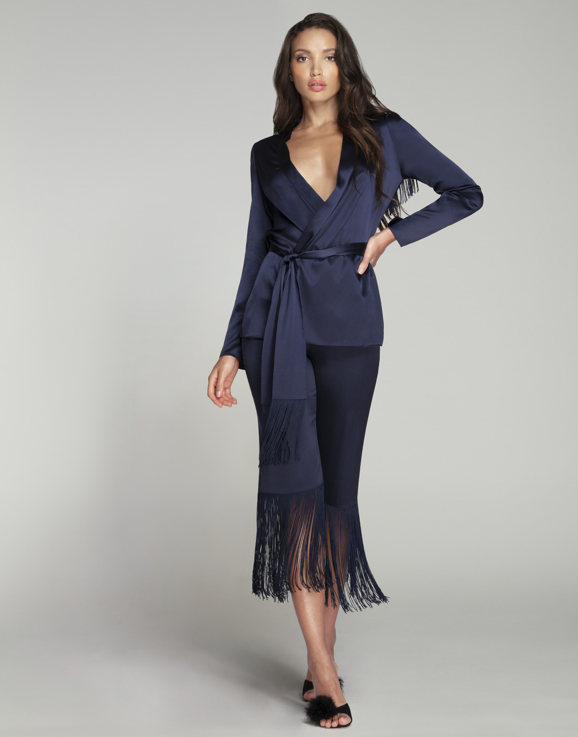 Nevada Jacket Blue | Agent Provocateur