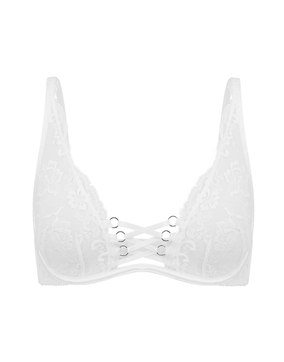 Essie High Apex Underwired Bra White White | Agent Provocateur