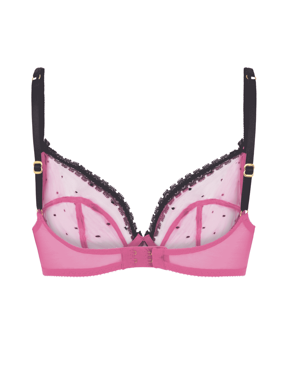 Poppie Plunge Underwired Bra Pink | Agent Provocateur