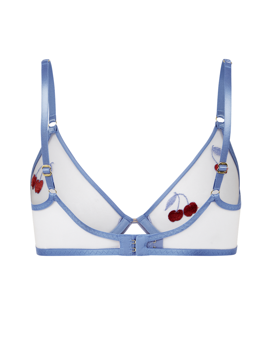 Donnie Plunge Underwired Bra Blue | Agent Provocateur