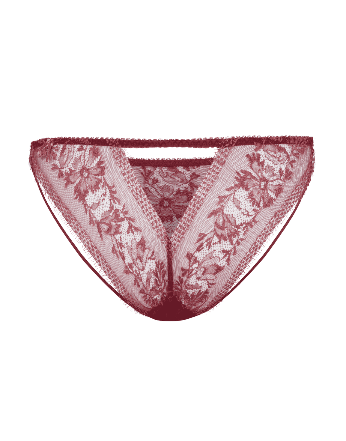 Tanya Full Brief Burgundy | Agent Provocateur