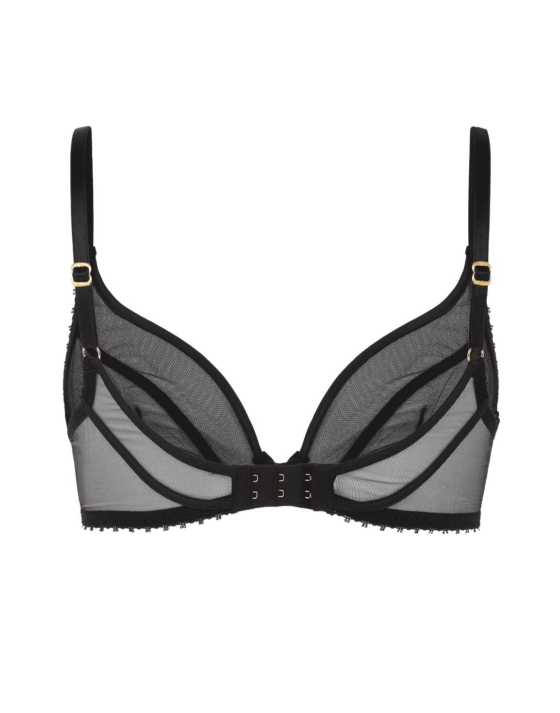 Cruz Plunge Underwired Bra Black | Agent Provocateur