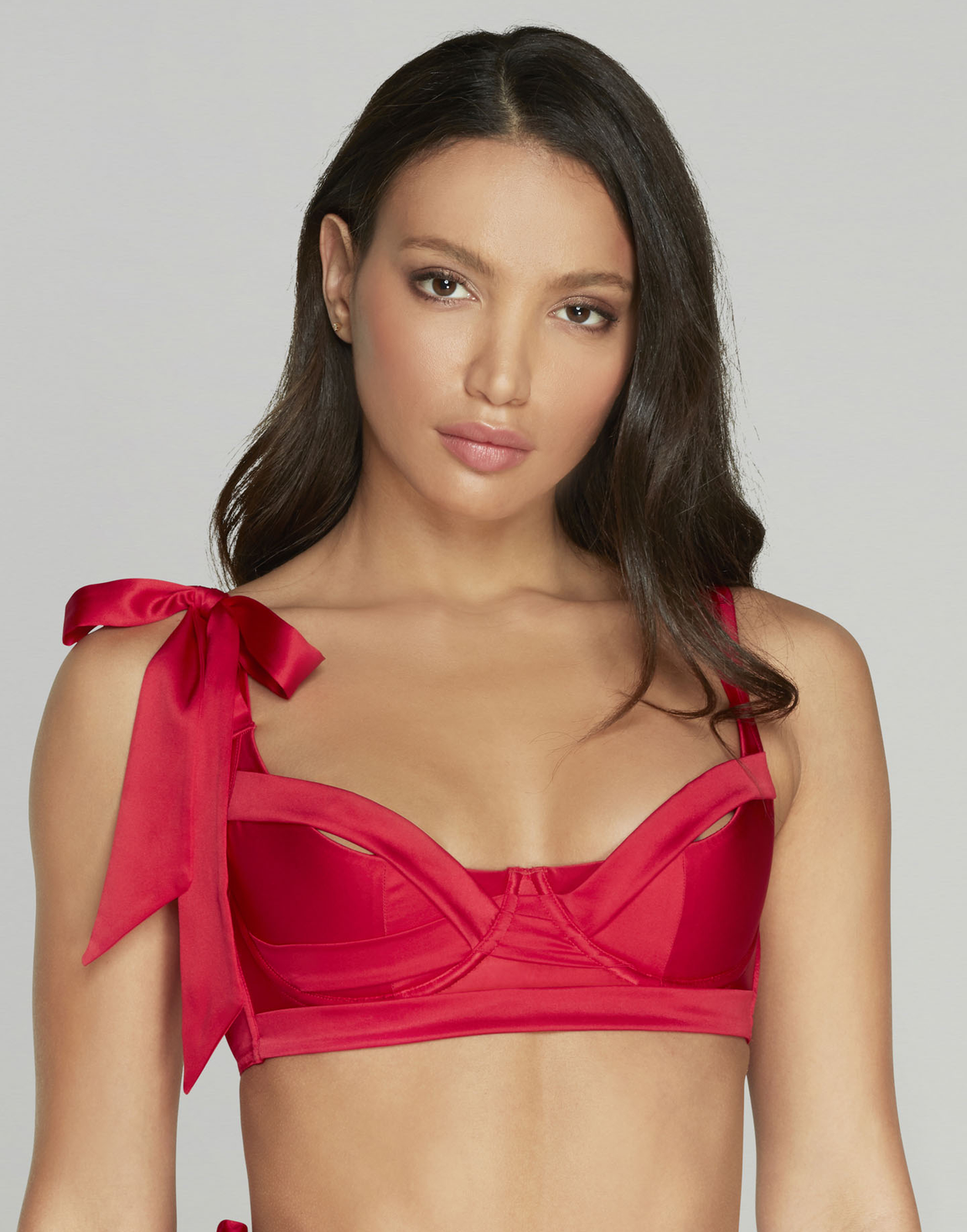 Sugar Quarter Cup Underwired Bra Red | Agent Provocateur